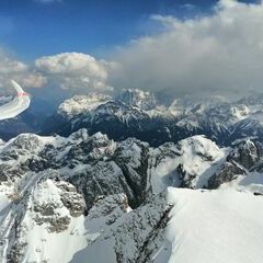 Verortung via Georeferenzierung der Kamera: Aufgenommen in der Nähe von 38032 Canazei, Trentino, Italien in 3600 Meter